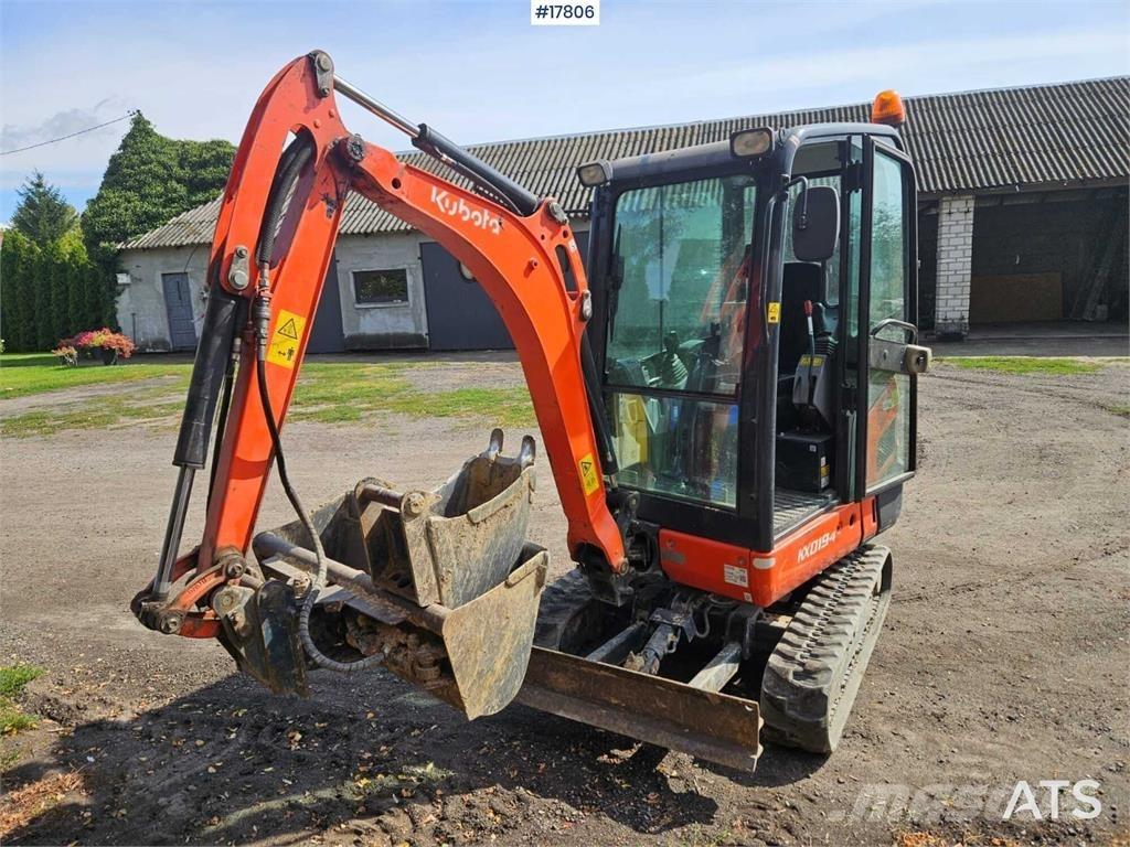 Kubota KX019-4 Minigravere <7t