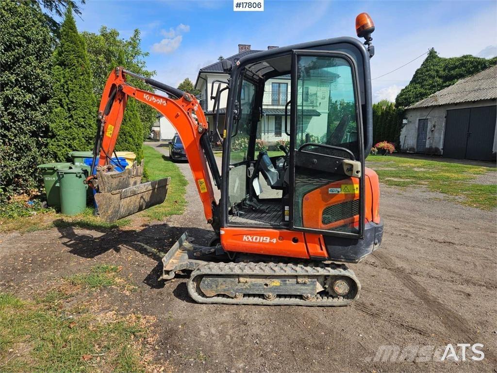Kubota KX019-4 Minigravere <7t
