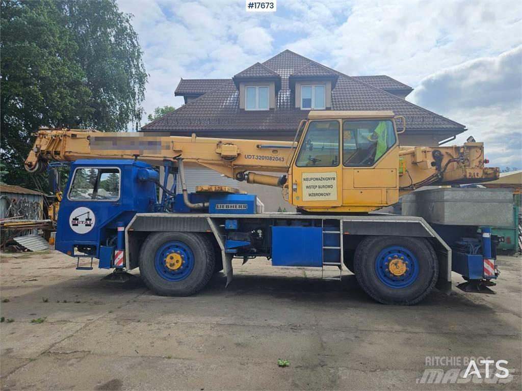 Liebherr LTM 1025 Allterreng kraner