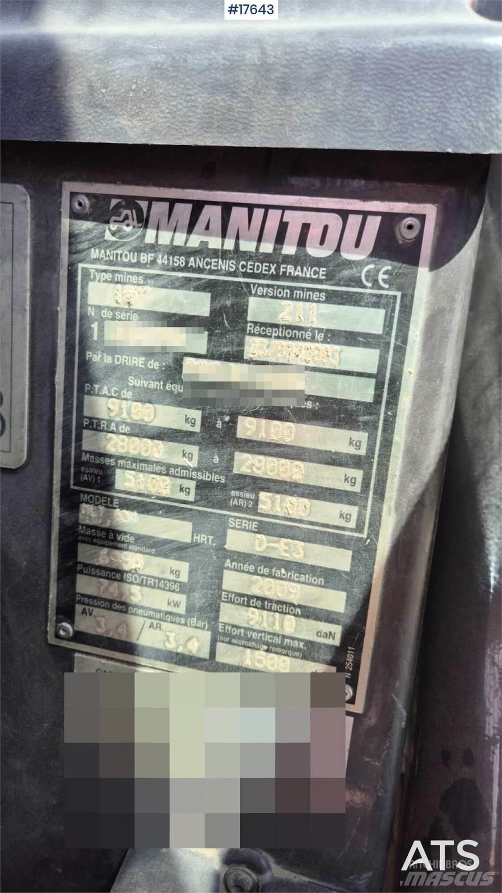 Manitou MLT 634 Teleskoplastere