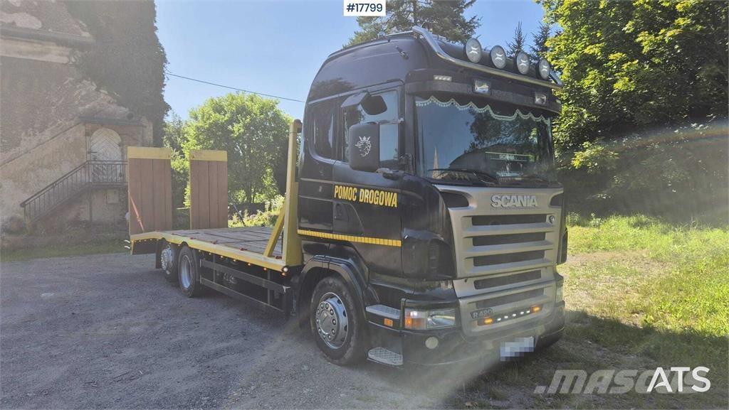 Scania R420 Flatvogn med vinsj