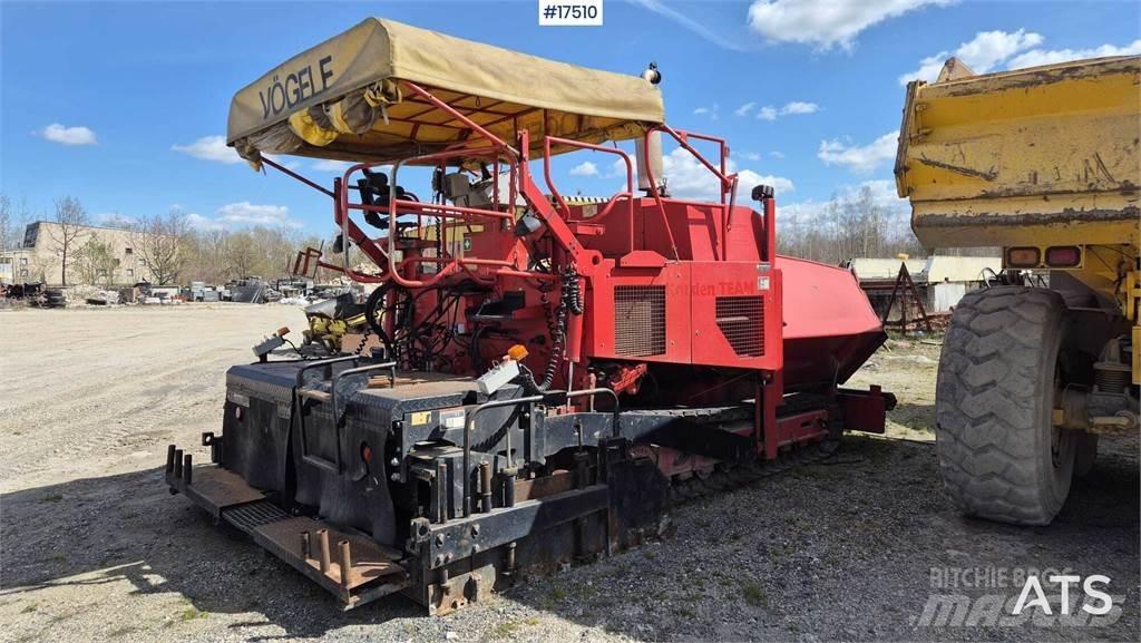 Vögele SUPER 1600 Asfaltutleggere