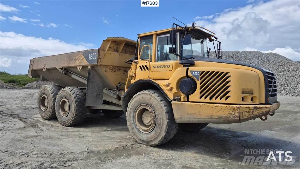 Volvo A30D Rammestyrte Dumpere