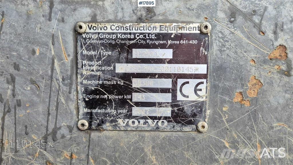 Volvo EC 290 CL Beltegraver