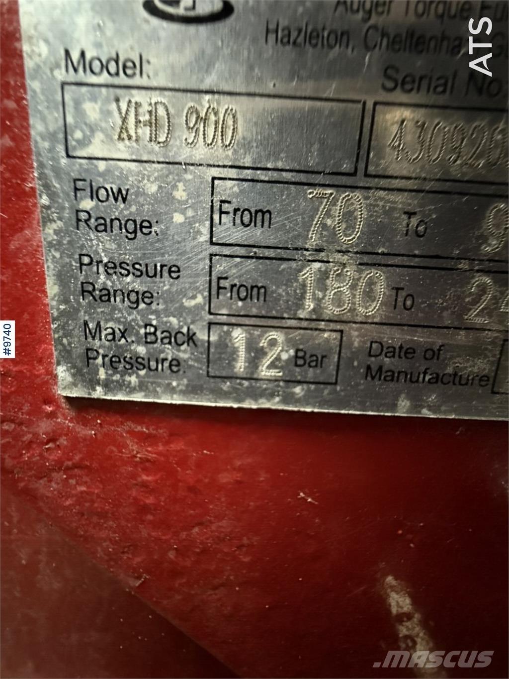 Auger Torque XHD 900 Traktorgravere