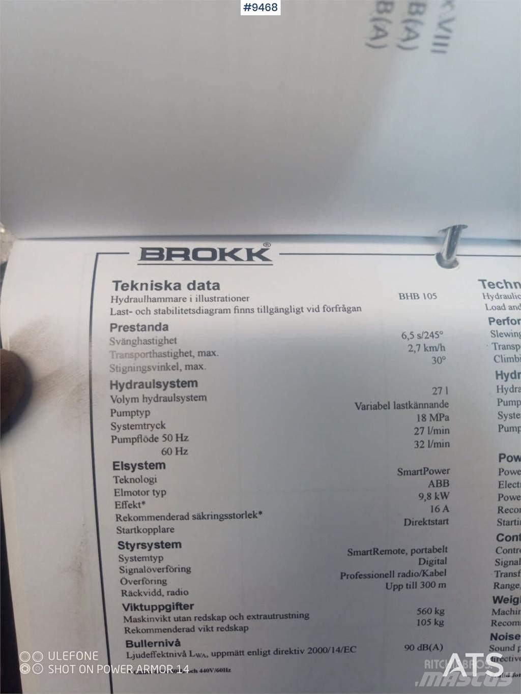 Brokk 70 Anlegg - Annet
