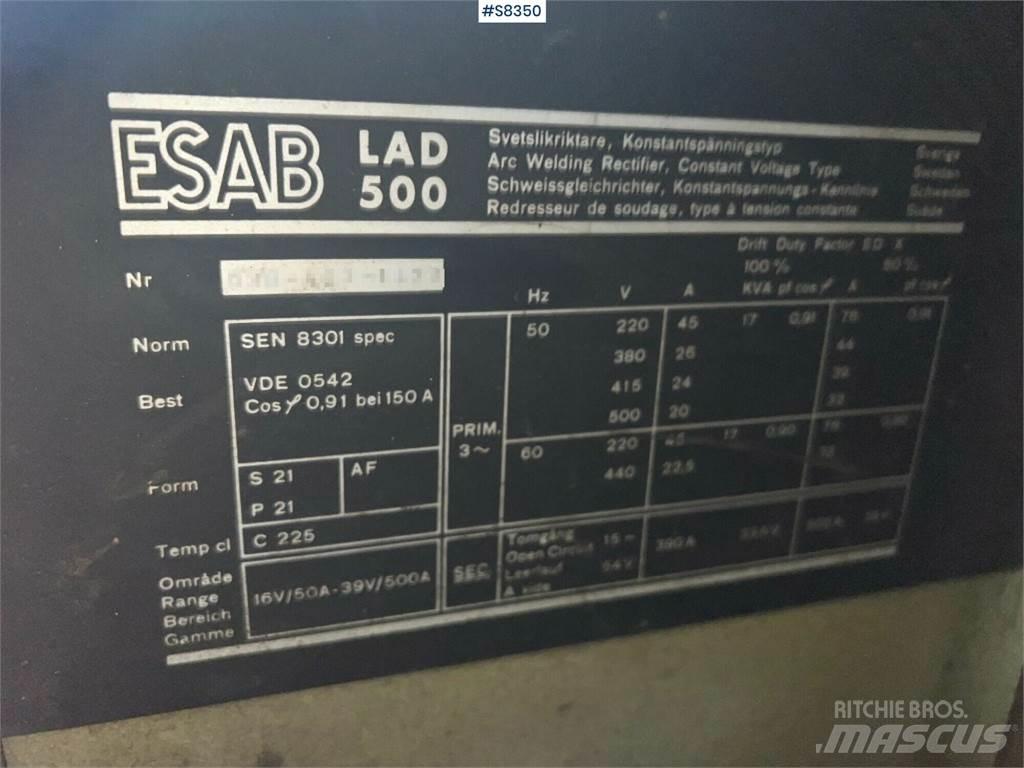 Esab LAD500 Anlegg - Annet