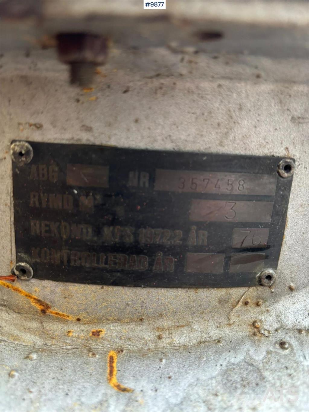  Farmartank 3 kubik Andre komponenter