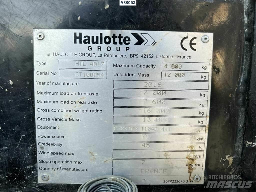Haulotte HTL4017 Teleskoplastere