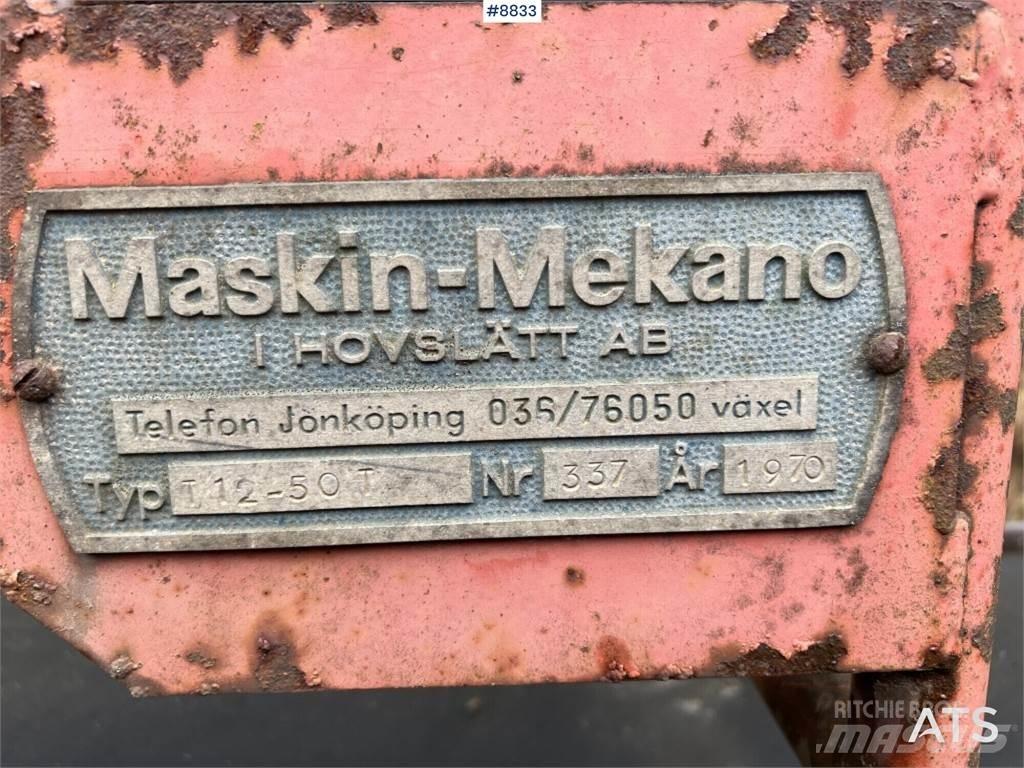  Maskinmekano T12-50T Andre komponenter