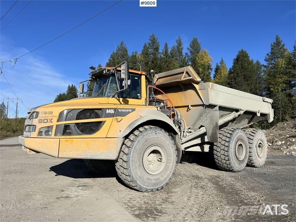 Volvo A40G dump truck Rammestyrte Dumpere