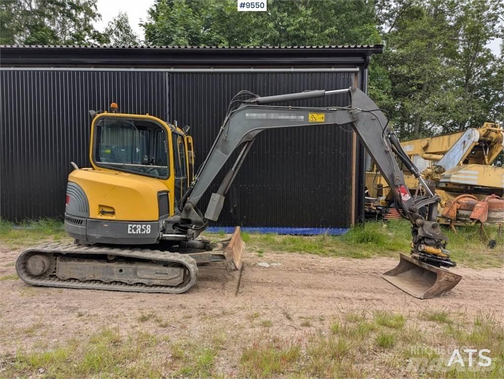 Volvo ECR58 Minigravere <7t