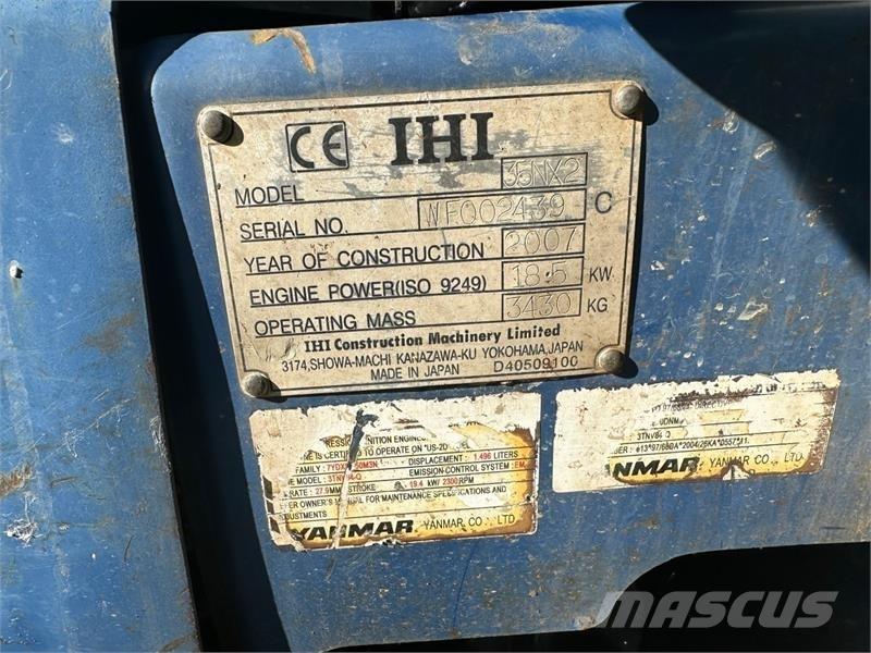 IHI 35NX2 Anlegg - Annet
