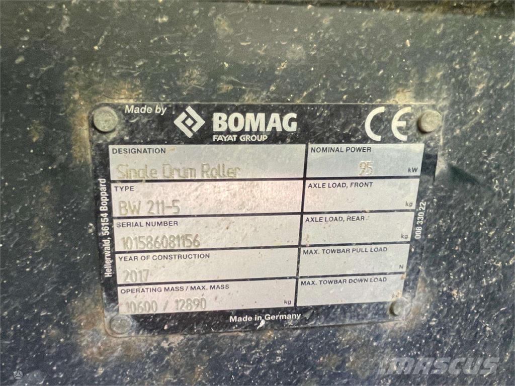 Bomag BW 211-5 Valsetog