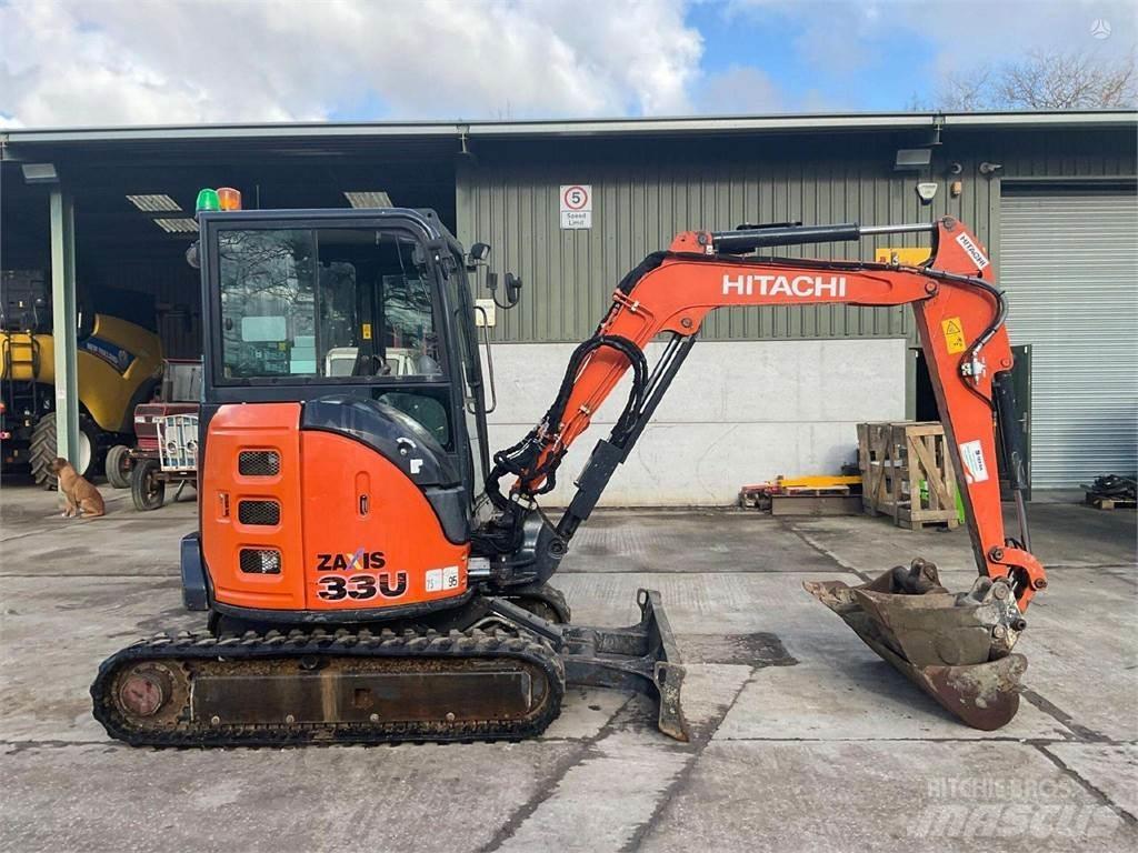 Hitachi Zaxis 33U Beltegraver