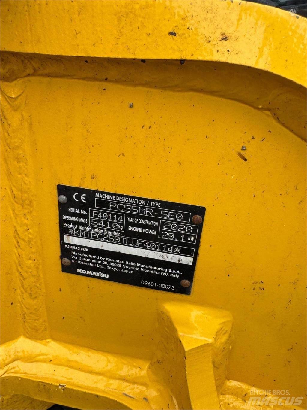 Komatsu PC55MR-5 Beltegraver