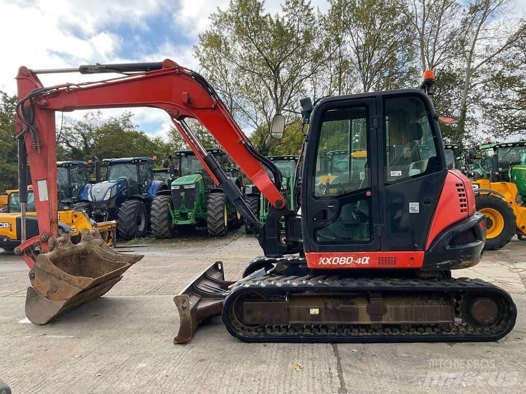 Kubota KX080-4 Beltegraver