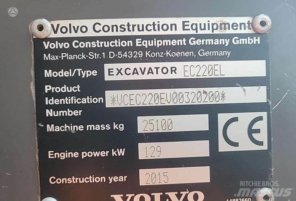 Volvo EC220E Beltegraver