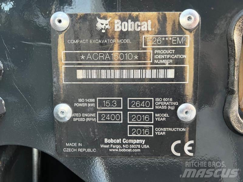 Bobcat E 26 Minigravere <7t