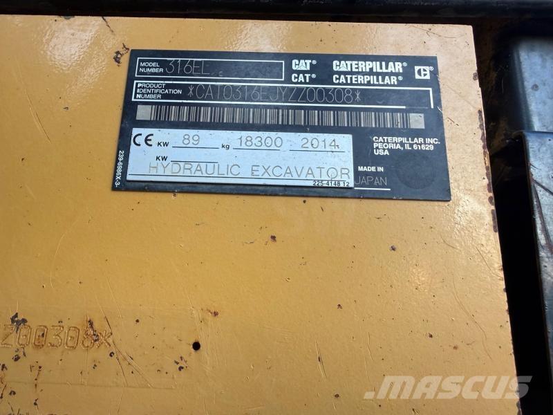 CAT 316E Beltegraver