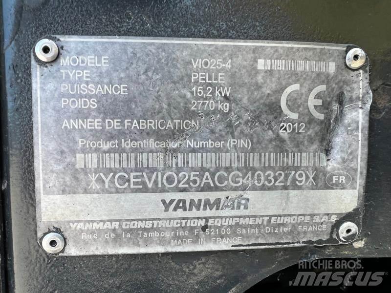 Yanmar ViO25 Minigravere <7t
