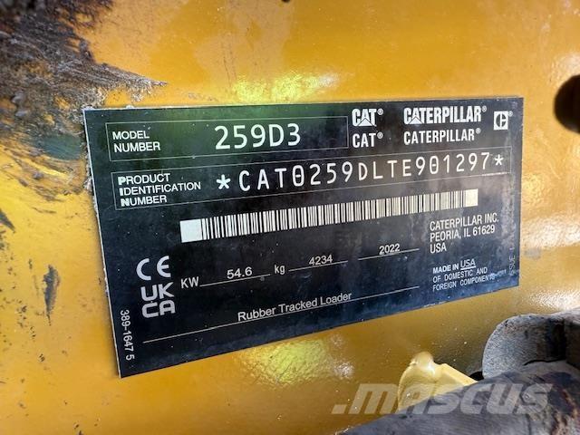 CAT 259D3 Kompaktlastere
