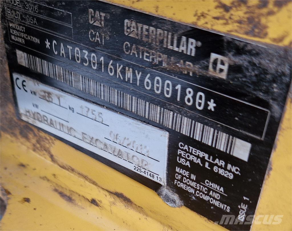 CAT 301.6 Minigravere <7t