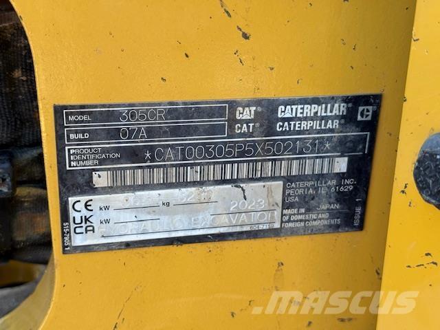CAT 305 Minigravere <7t
