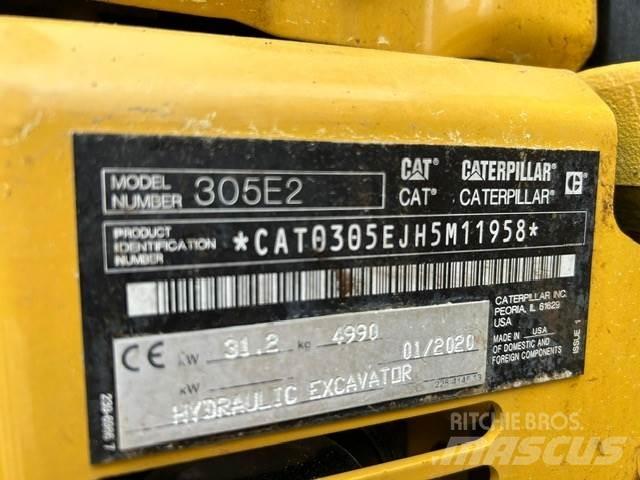 CAT 305E2 Minigravere <7t