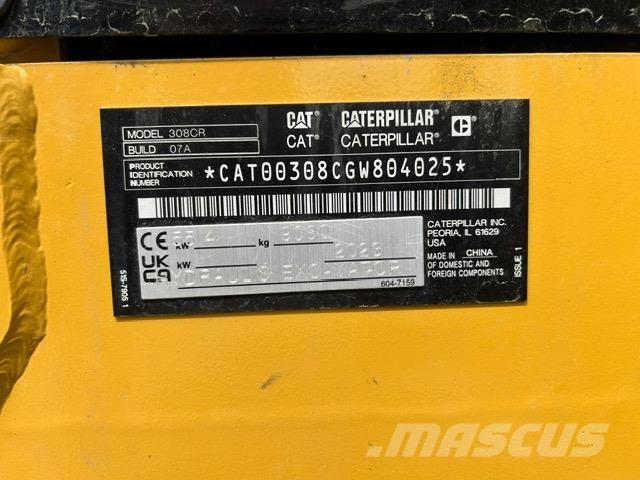 CAT 308-07 Minigravere <7t