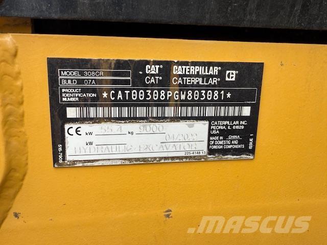 CAT 308-07 Minigravere <7t