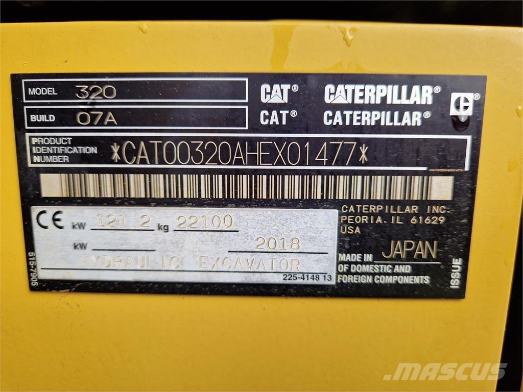 CAT 320 Beltegraver