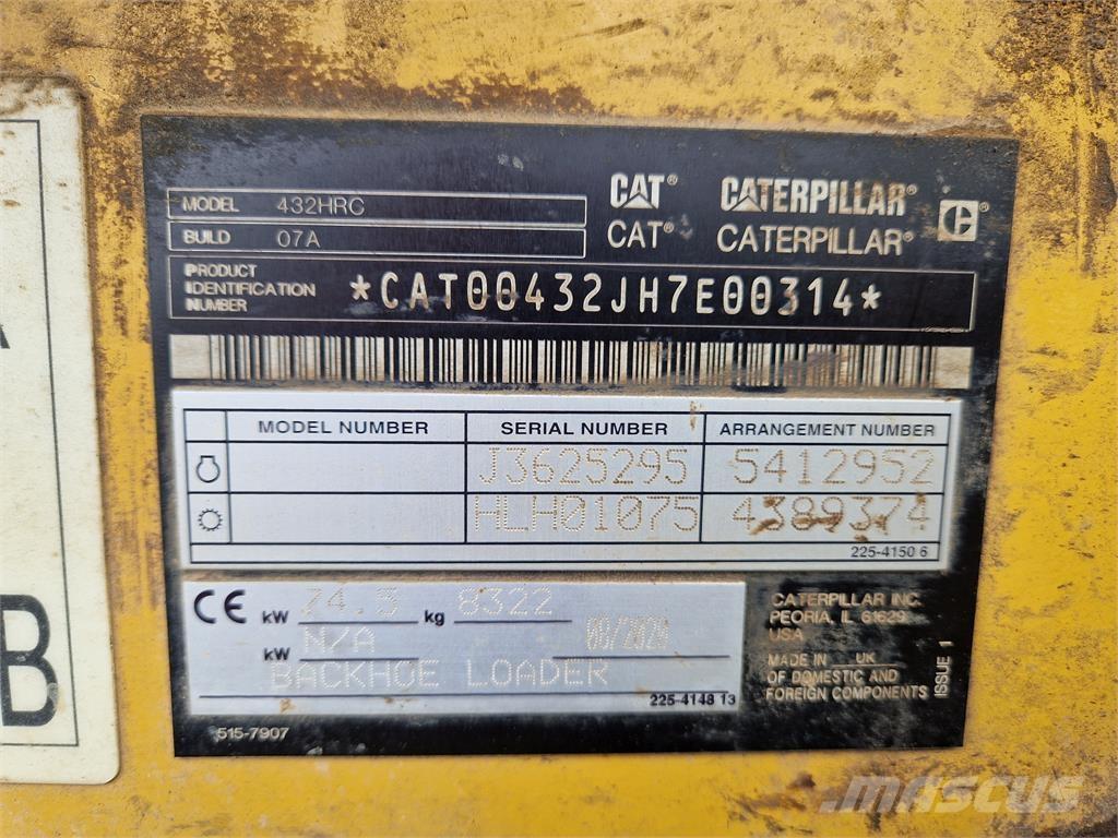 CAT 432-07 Traktorgravere