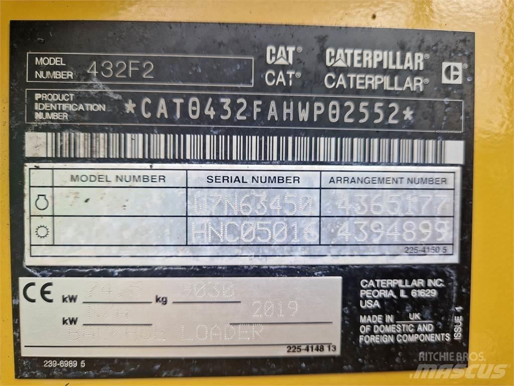 CAT 432F2 Traktorgravere