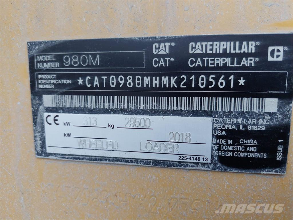 CAT 980M Hjullastere