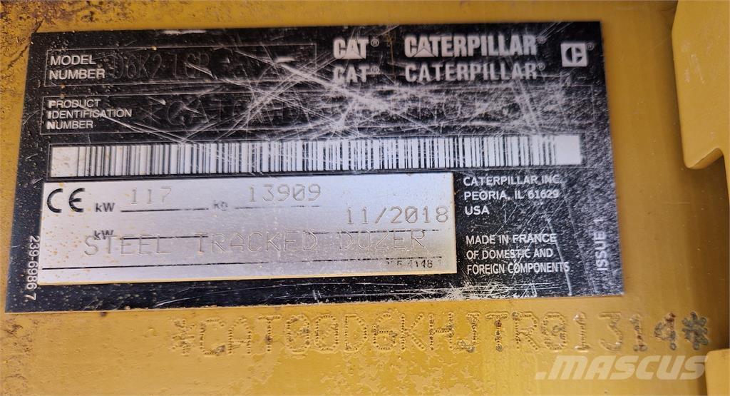 CAT D6K2 Dozere Beltegående