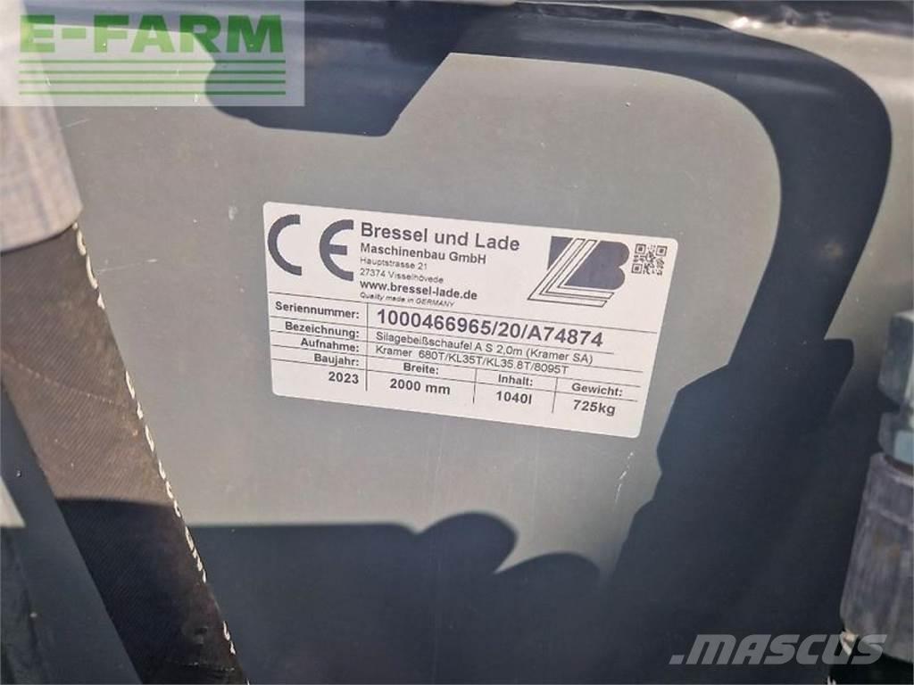 Kramer kl30.8t Teleskoplastere for Landbruk