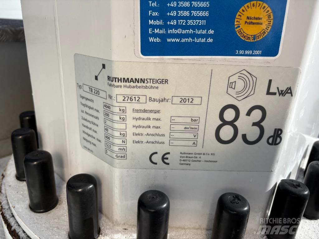 Ruthmann TB 220 Bilmontert lift