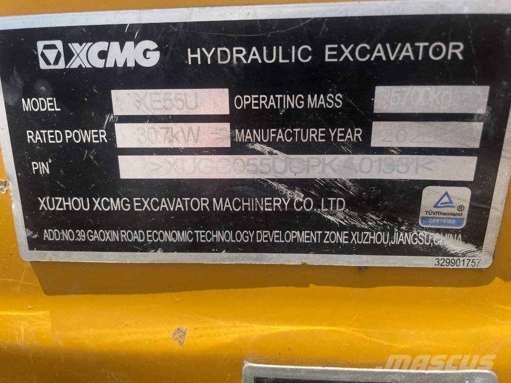 XCMG XE 55 U Minigravere <7t