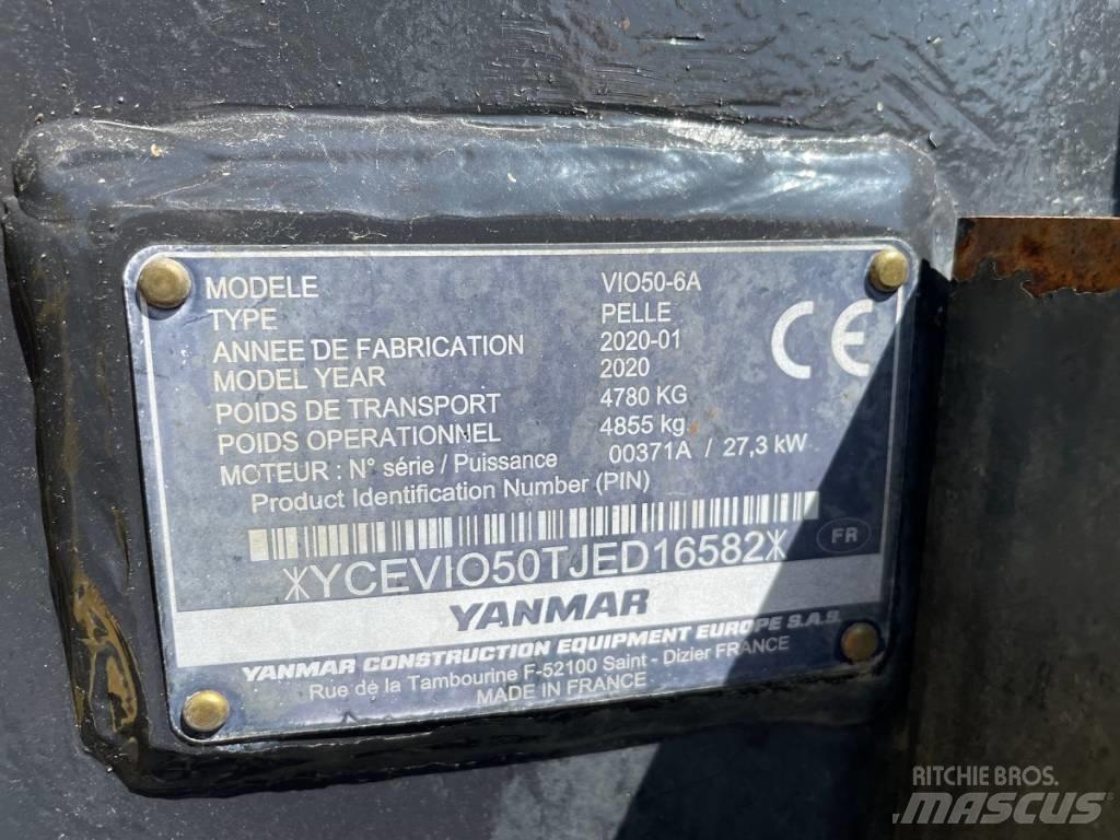 Yanmar Vio 50-6 Minigravere <7t