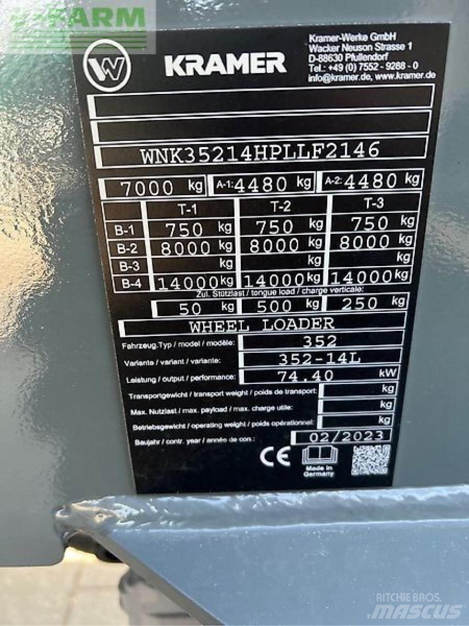 Kramer kl43.8l Minigravere <7t