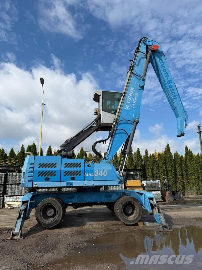 Terex Fuchs MHL 340 Gravemaskiner for avfallshåndtering