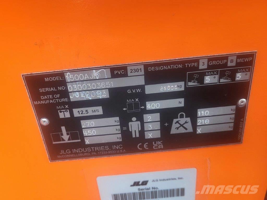 JLG 1500AJP Leddede bomlifter