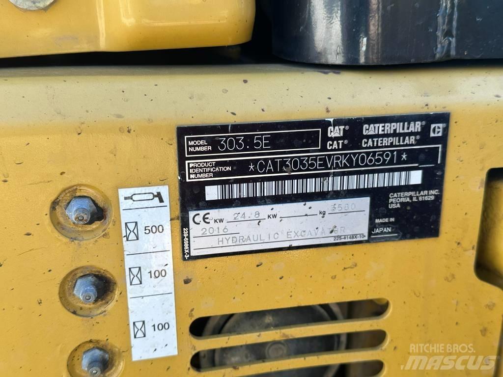 CAT 303.5 Minigravere <7t