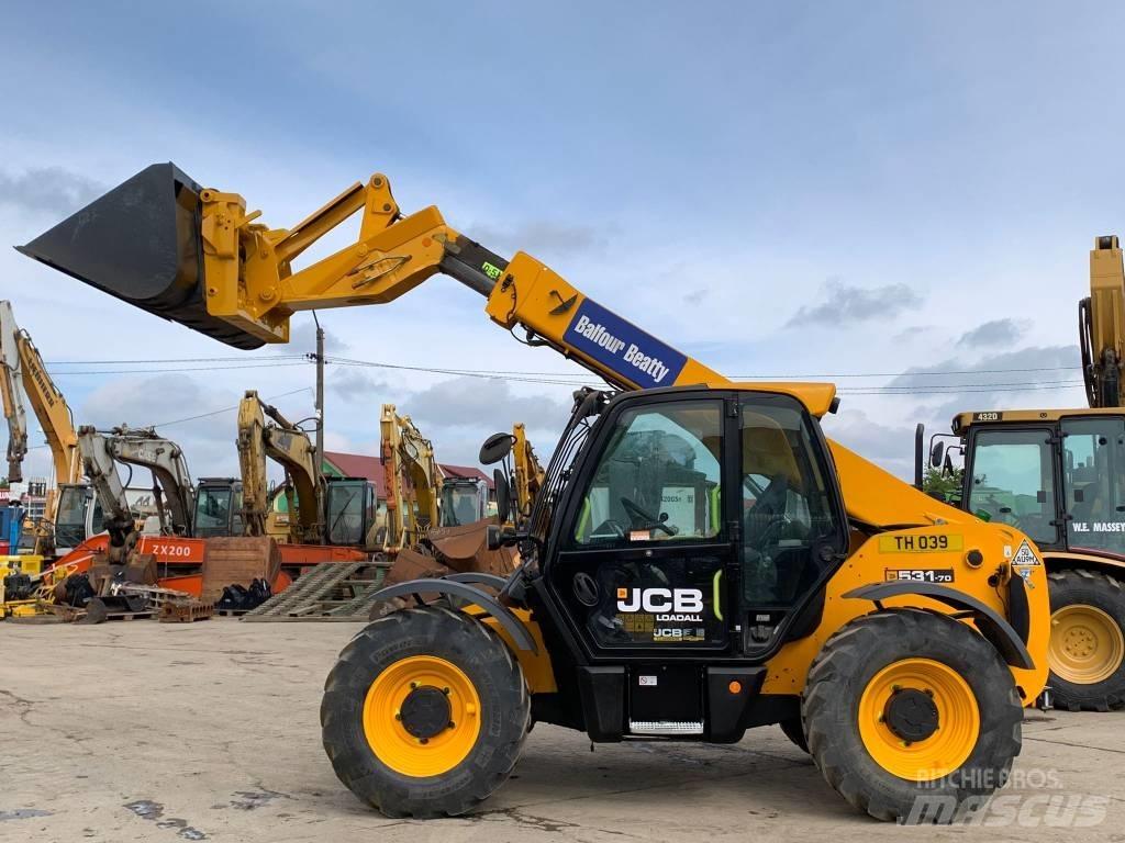 JCB 531-70 Teleskoplastere for Landbruk