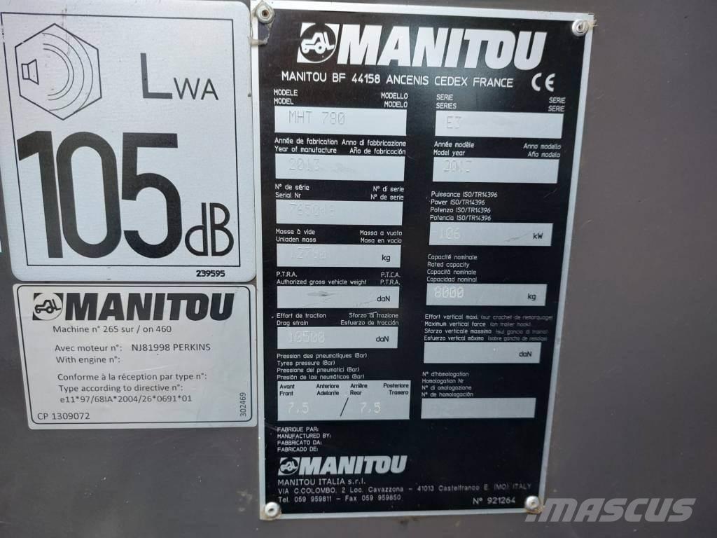 Manitou MHT 780 Teleskoplastere