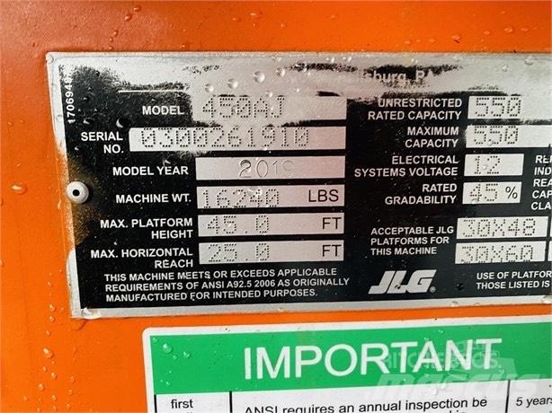JLG 450 A Leddede bomlifter