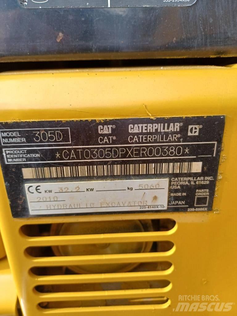 CAT 305 Minigravere <7t