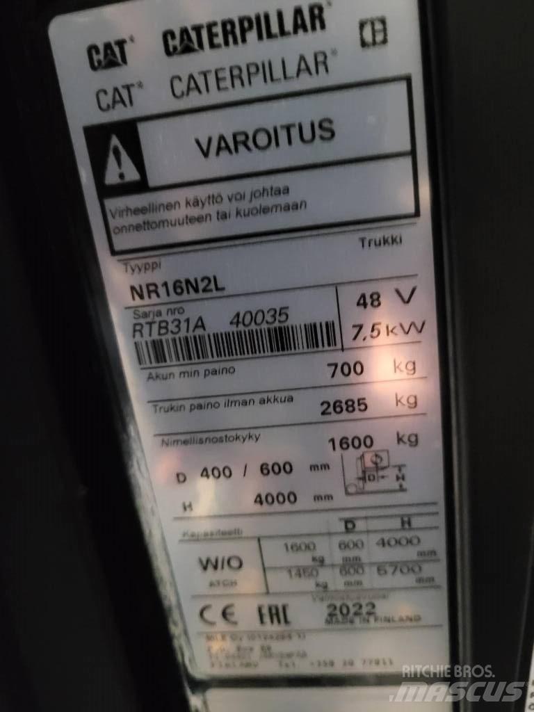 CAT NR16N2L Skyvemasttruck