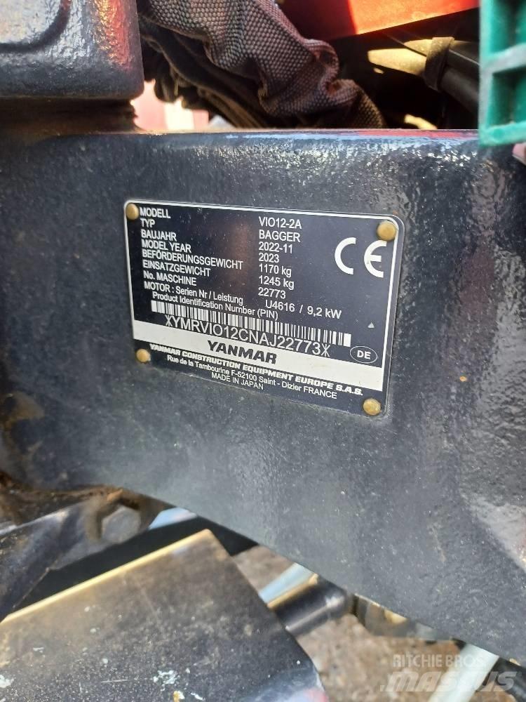 Yanmar VIO12-2A Minigravere <7t